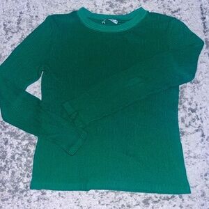 Zara green long sleeve